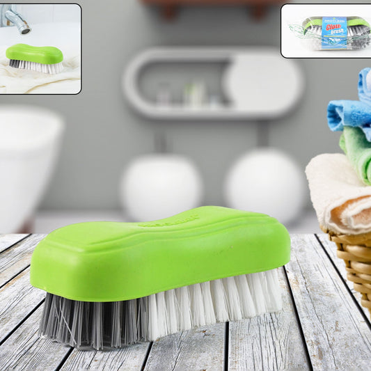 Pro Clean Multi-purpose Cloth Washing Brush With Plastic Handle (1 Pc) - Happy Price - Image 1