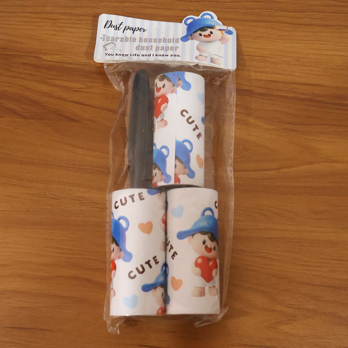 Reusable Lint Roller Set with Handle and 2 Refill Rolls for Fabric Cleaning - Happy Price - Image 7