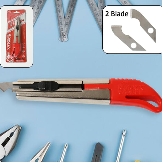 Multi-use Plastic Cutter With Plastic Cutting Blade And Precision Knife Blade - Happy Price - Image 1