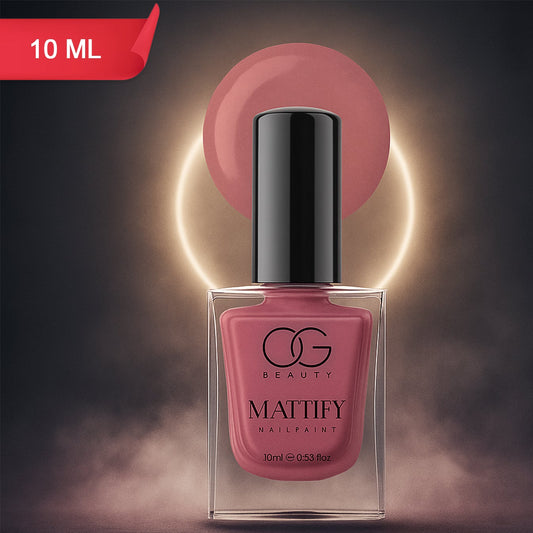 HappyPrice Matte Pink Nail Polish - 10 ML, Quick Dry & Long Lasting - Happy Price - Image 1
