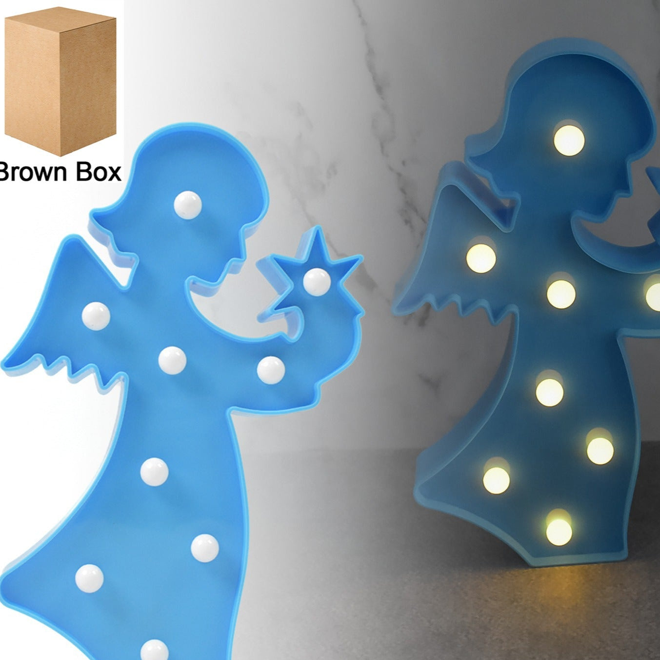 Led Night Light Coconut Tree Light Romantic Table Lamp (1 Pc  Battery Not Included) - Happy Price - Image 1