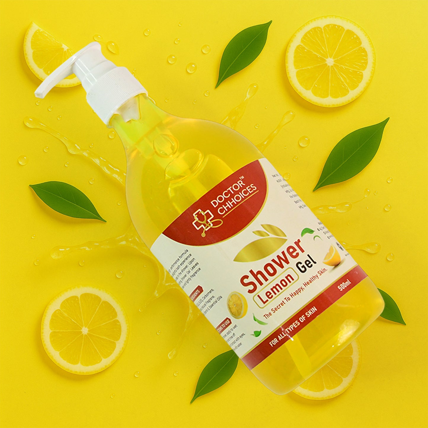 Doctor Chhoices  Choices Lemon Shower Gel  500ml (1 Pc) - Happy Price - Image 4