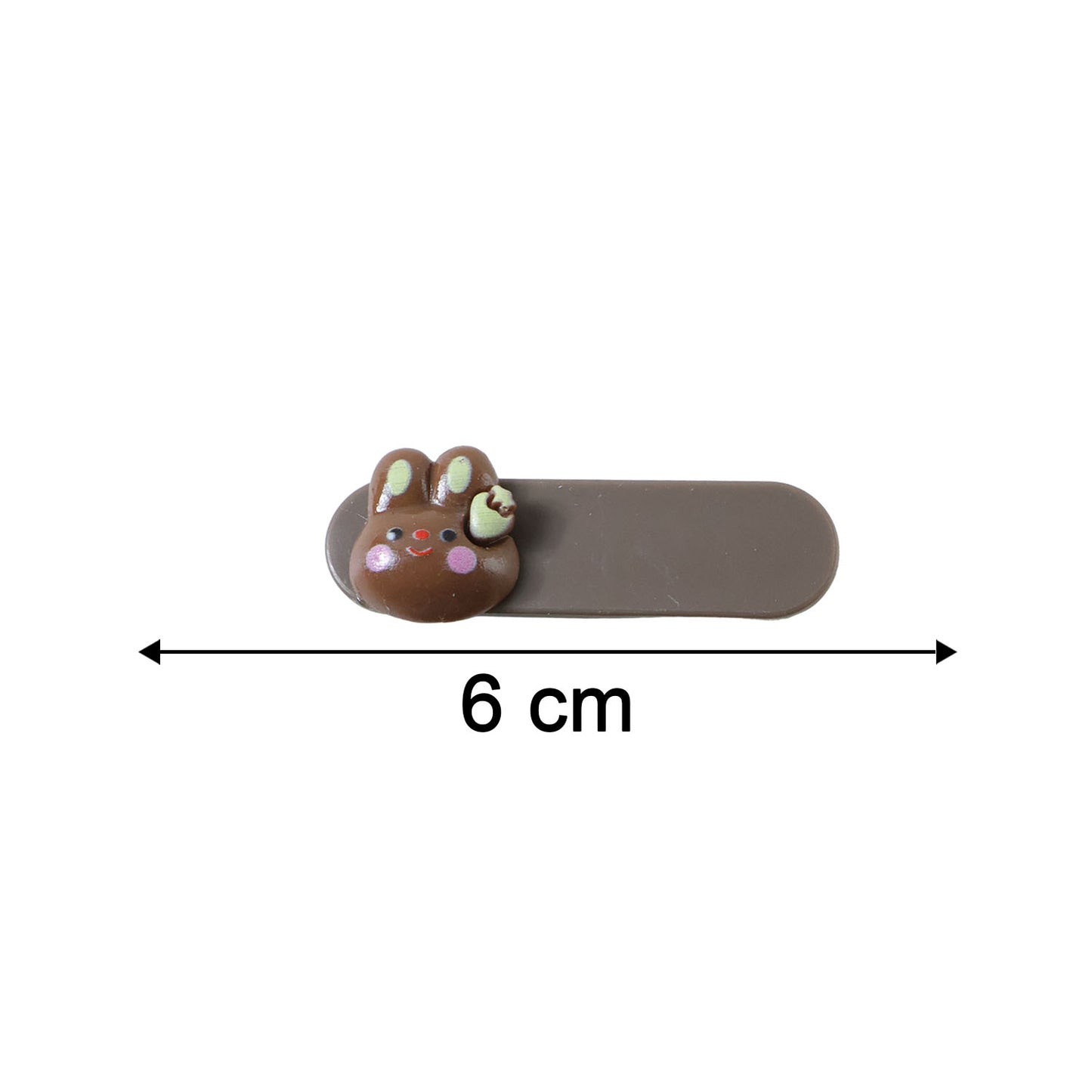 Cute Bunny Face Hair Clips Set - 4 Pc Decorative Snap Clips for Women & Girls - Happy Price - Image 5
