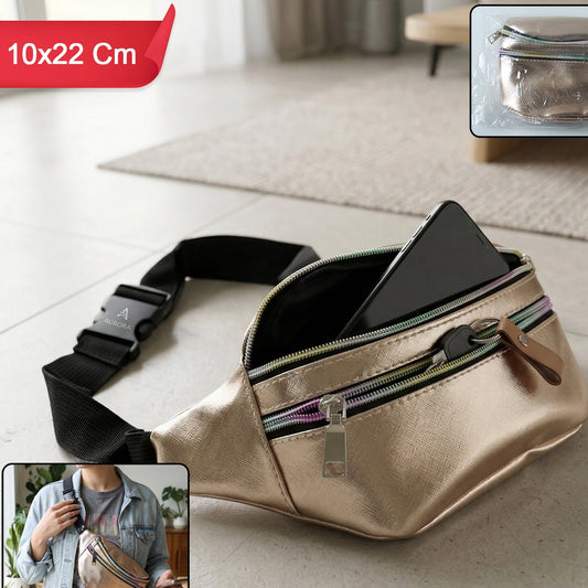 Premium Waist Bag With Adjustable Strap 10x22 Cm 1 Pc