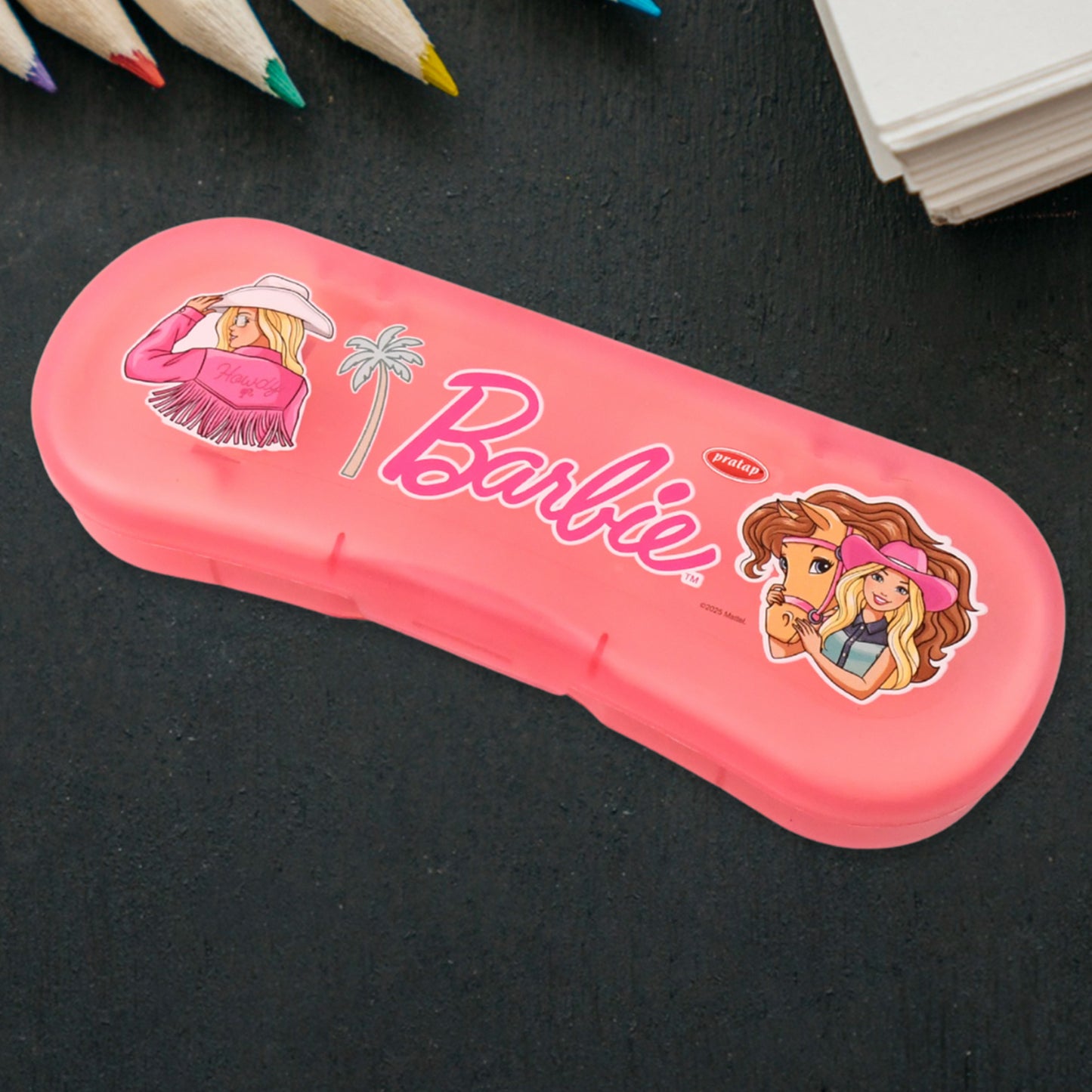 Cute Cartoon Printed Plastic Compass Box For Kids (1 Pc) - Happy Price - Image 5