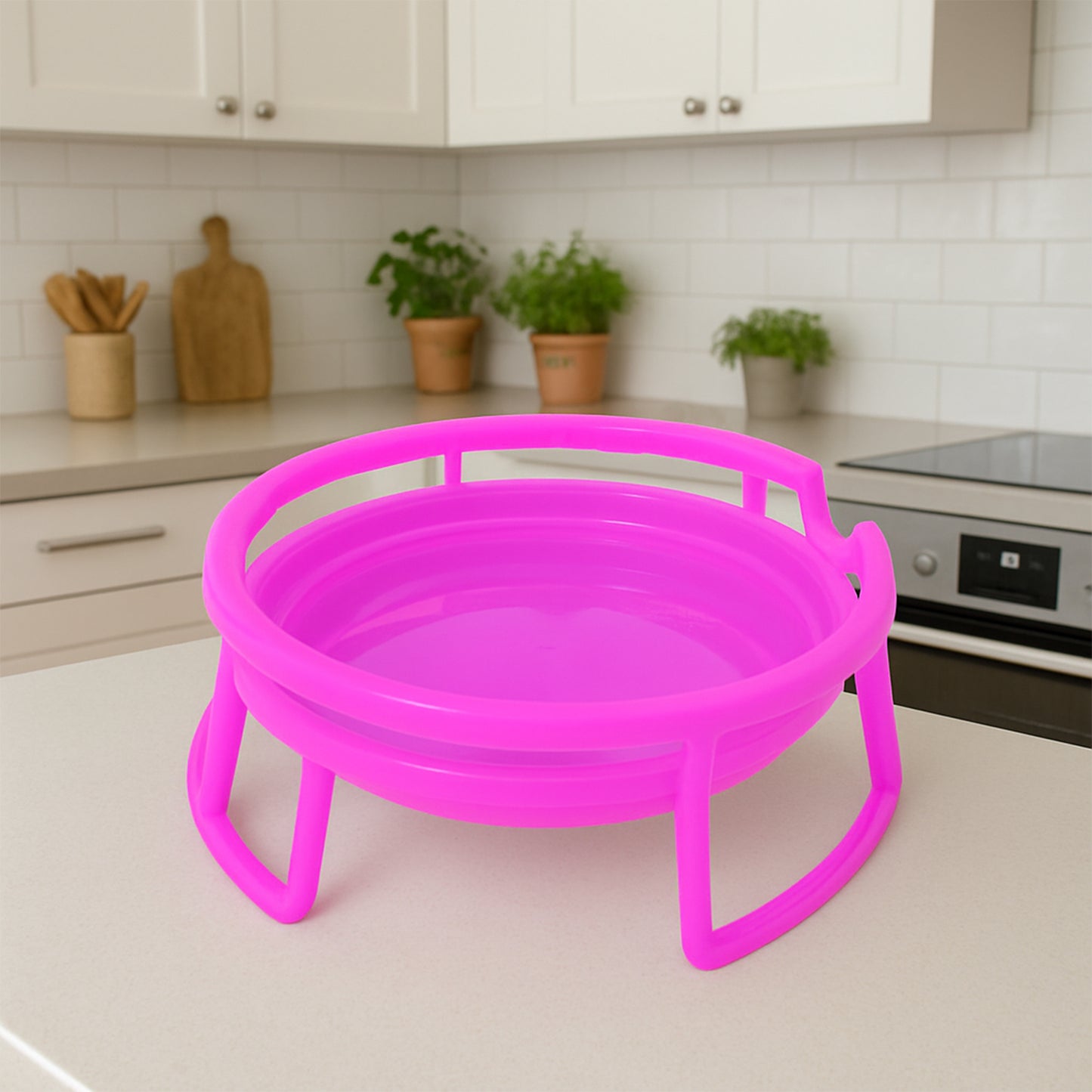 Plastic Water Pot Stand Set (2 Pc) - Happy Price - Image 6