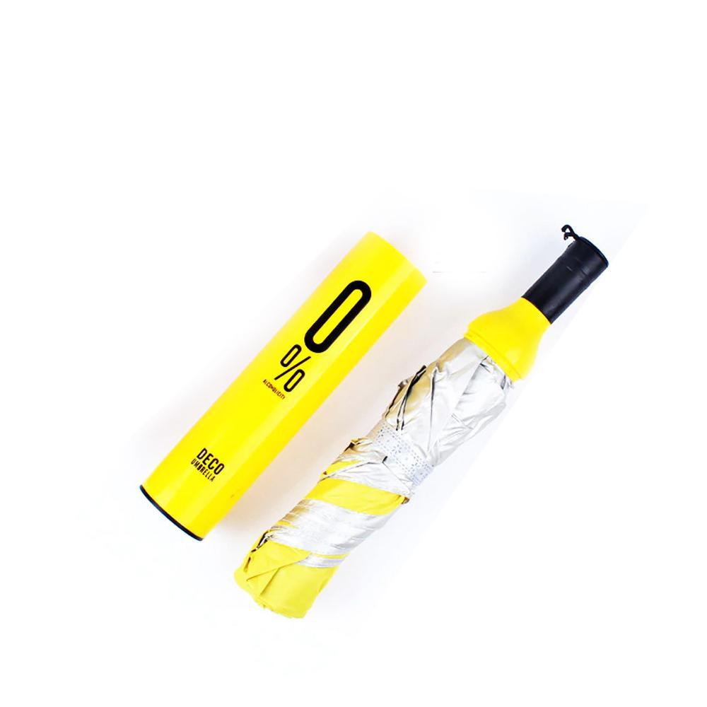 Compact Wine Bottle Umbrella - Foldable & Portable - Happy Price - Image 1