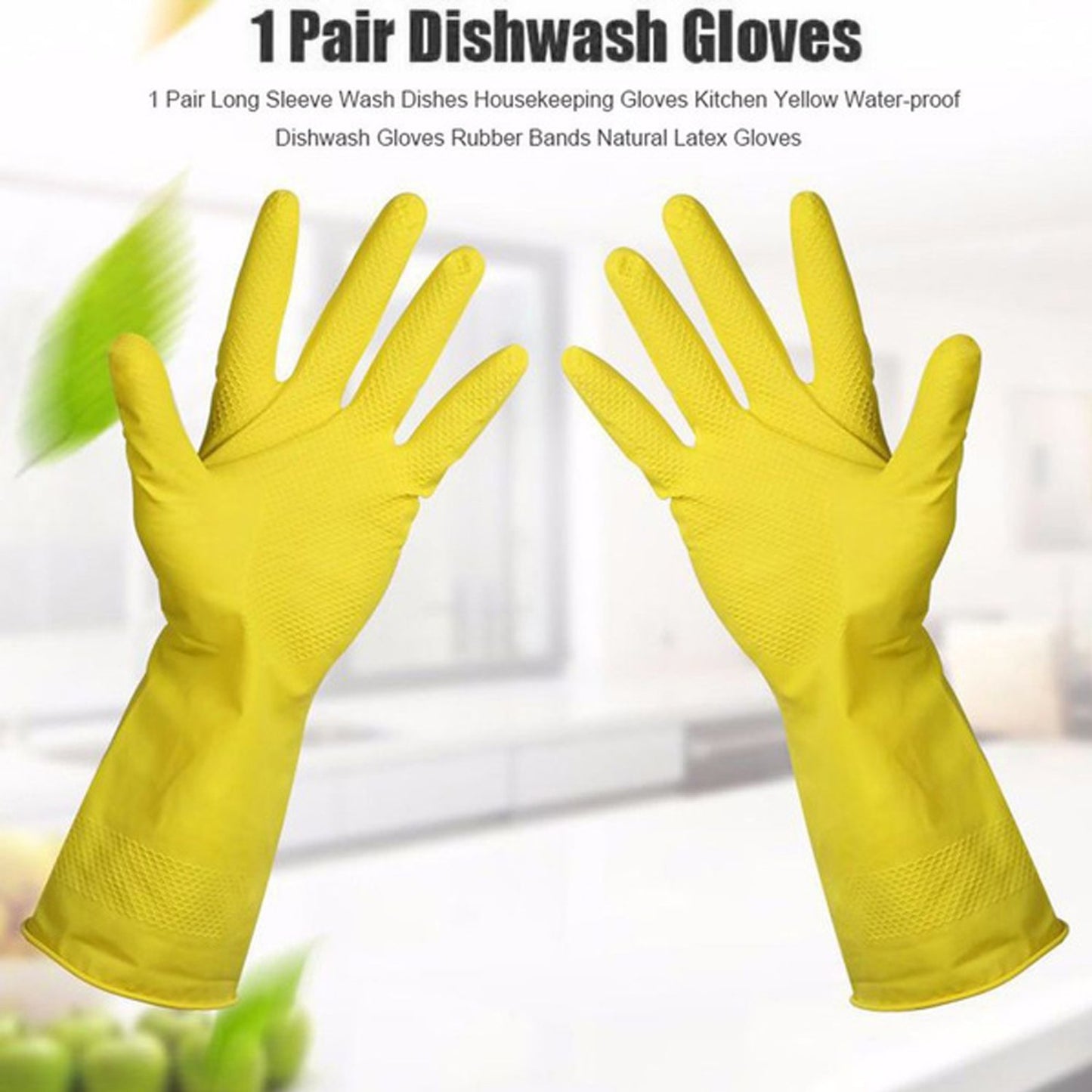 Multipurpose Rubber Reusable Cleaning Gloves - Happy Price - Image 5