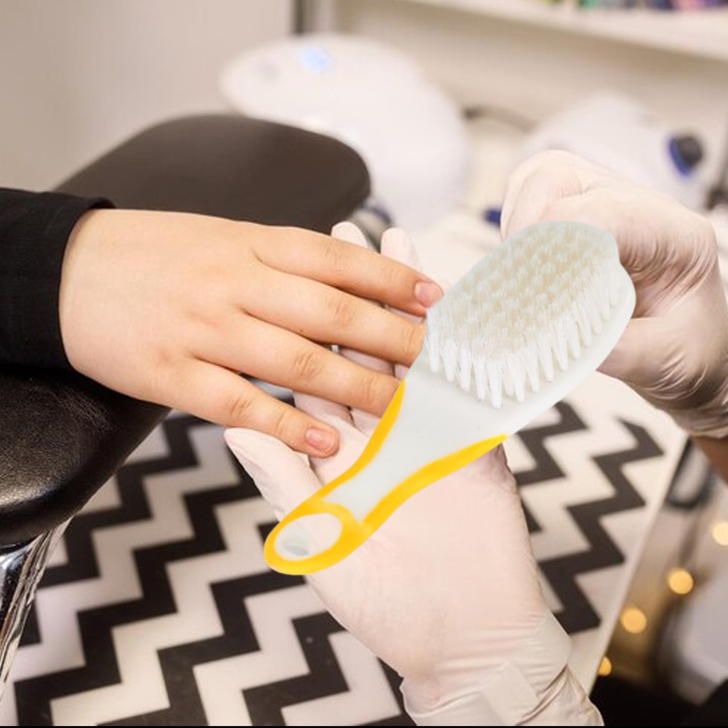 Nail Cleaning Brush with Easy Grip Handle for Hands and Feet - Happy Price - Image 6