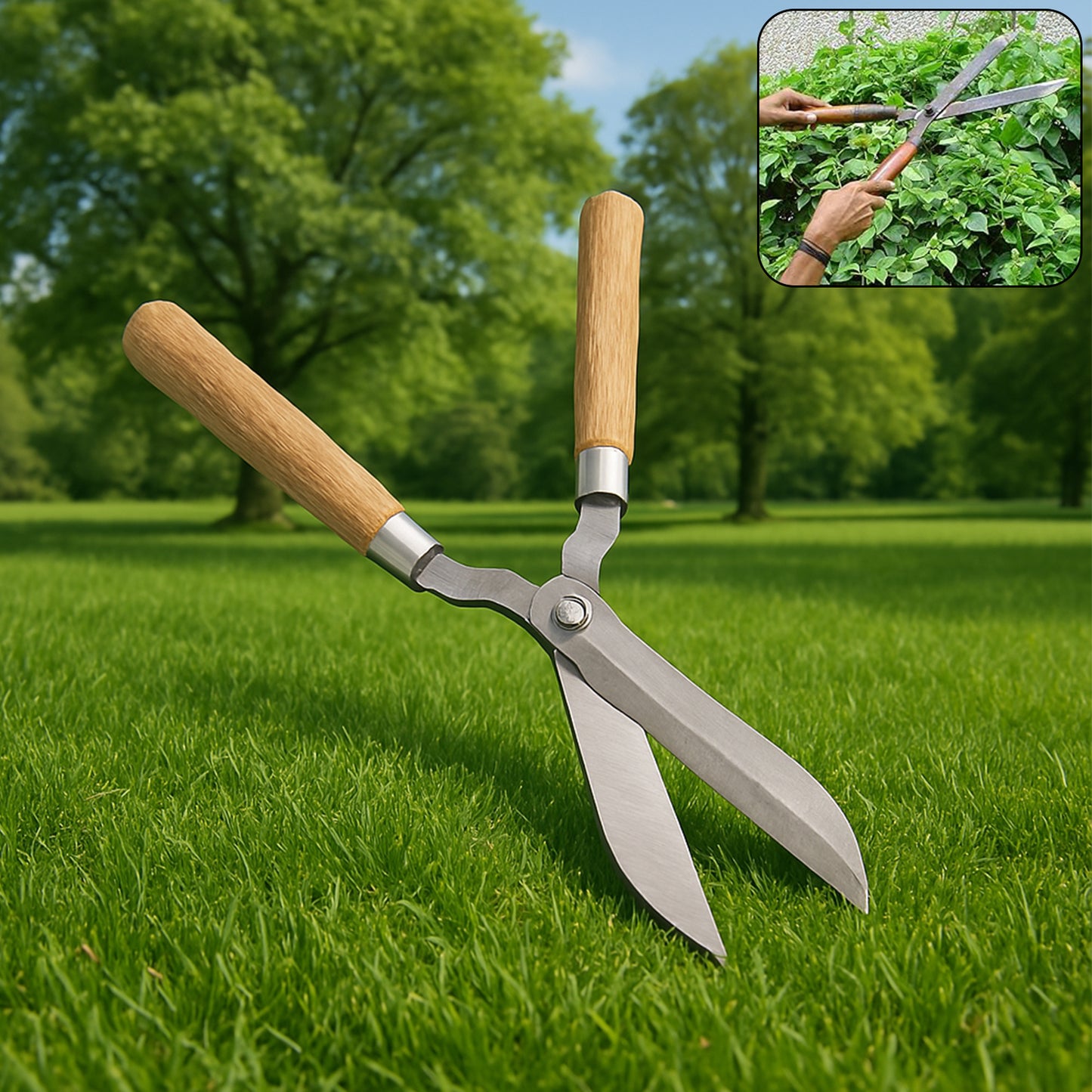 Heavy-duty B Grade Hedge Shear With Wooden Handle - Happy Price - Image 6
