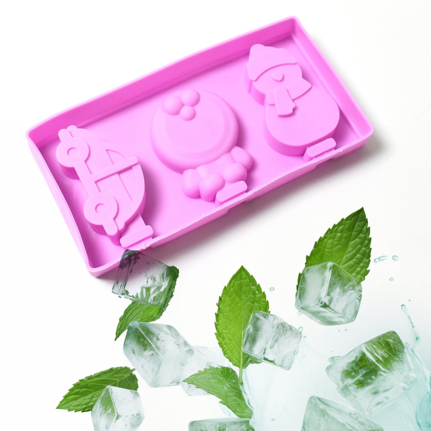 Silicone Popsicle Molds Reusable Ice Cream Molds With Sticks And Lids. A Must-have Popsicle Mold For Summer. - Happy Price - Image 6