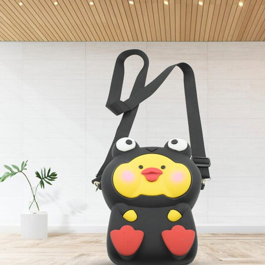 Cute Cartoon Girls Backpack Shoulder Bag Purse Portable Mini Silicone Handbag Girls Childrens Bagpurse For For Girls Women Gift Girls Bag Accessories (1 Pc Mix Color ) - Happy Price - Image 1