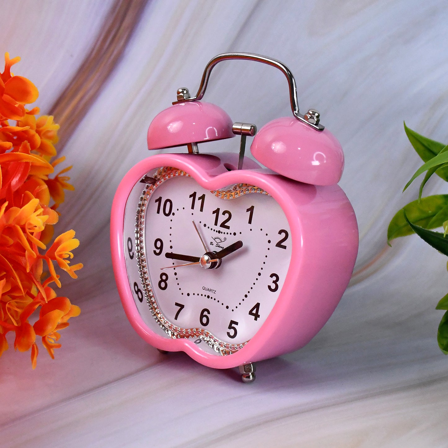 Mini Cute Alarm Clock Small Kids And Students (Mix Design  Color  1 Pc) - Happy Price - Image 3