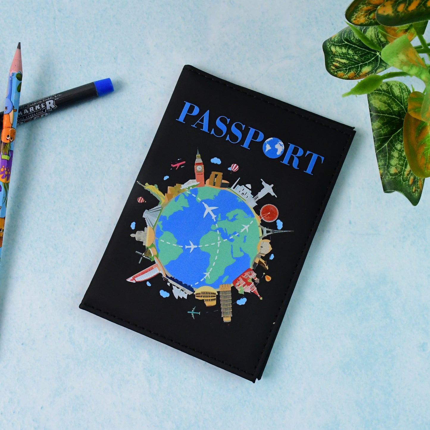 Stylish Printed Passport Holder Cover (1 Pc) - Happy Price - Image 6