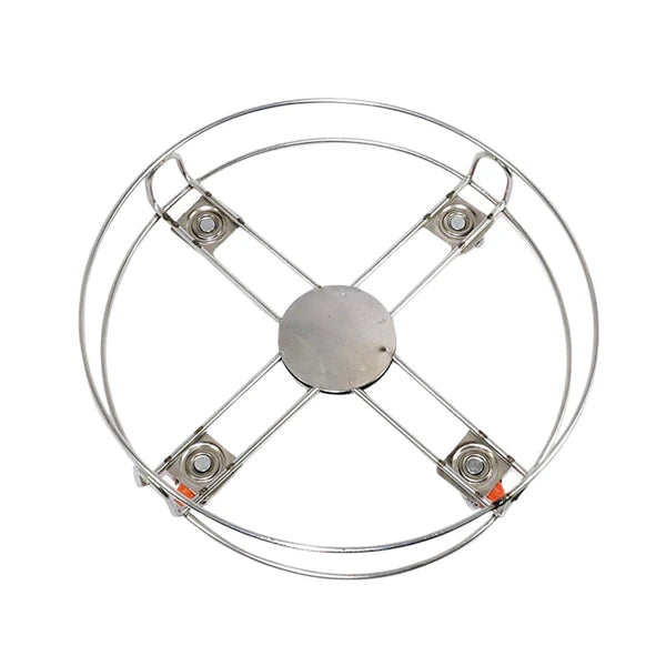 Stainless Steel Gas Cylinder Trolley With Wheels Lpg Cylinder Roller Stand Movable Trolley - Happy Price - Image 2
