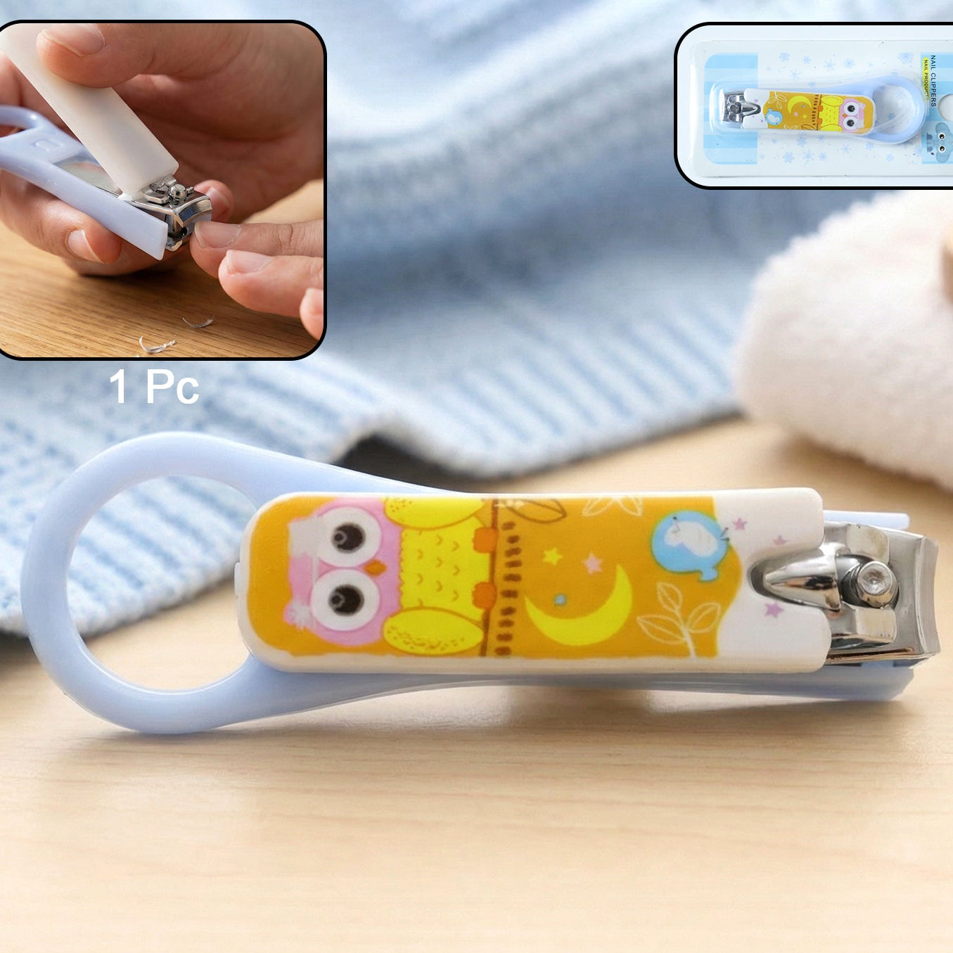 Cute Owl Baby Nail Clipper - Safe & Gentle Grooming (1 Pc) - Happy Price - Image 1