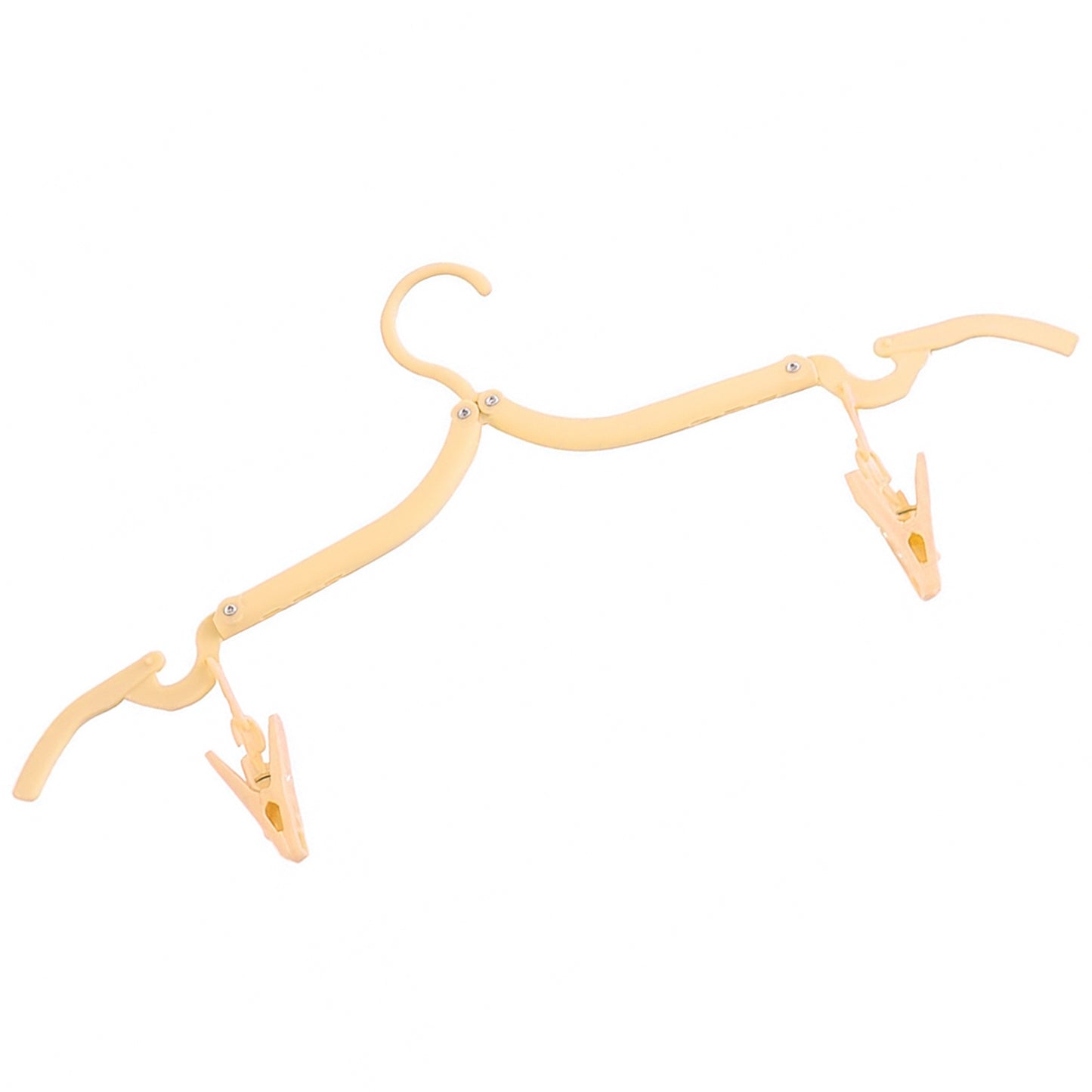 Adjustable Folding Clothes Hanger with Clips (1 Pc) - Happy Price - Image 4