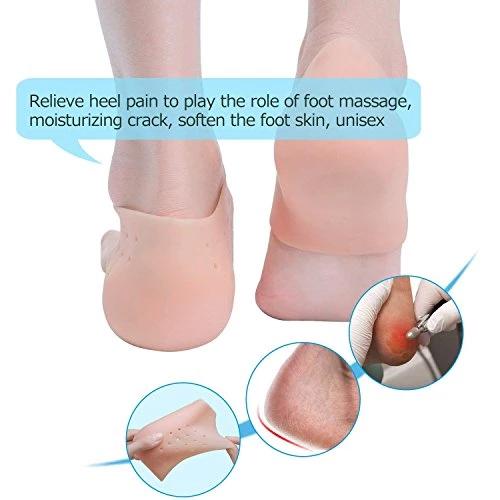 Moisturizing Skin Softening Silicone Gel For Dry Cracked Heel Repair (Multicolour) - Happy Price - Image 5