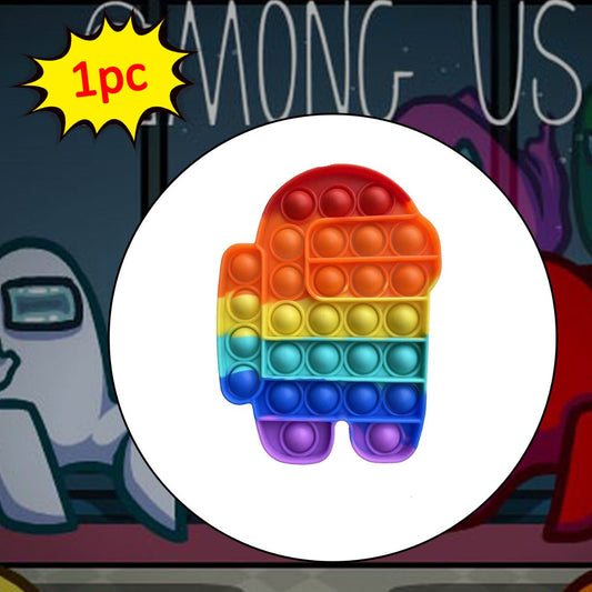 Among Us Fidget Toy Used By Kids Childrens And Even Adults For Playing And Entertaining Purposes Etc. - Happy Price - Image 1