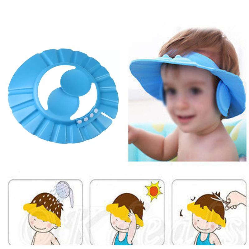 Adjustable Safe Soft Baby Shower Cap - Happy Price - Image 3