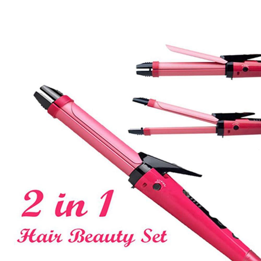 2 In 1 Hair Straightener And Curler Machine For Women  Curl  Straight Hair Iron - Happy Price - Image 2