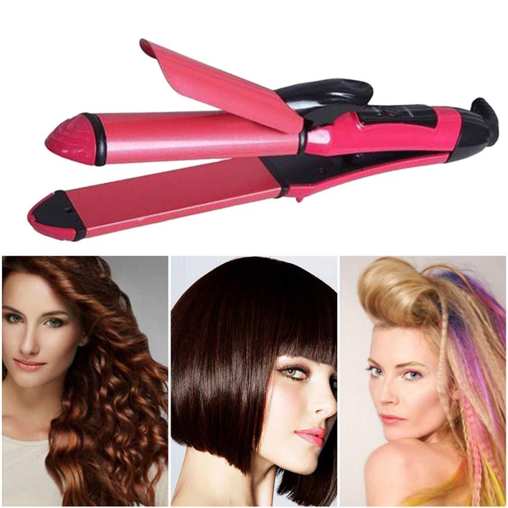 2 In 1 Hair Straightener And Curler Machine For Women  Curl  Straight Hair Iron - Happy Price - Image 5