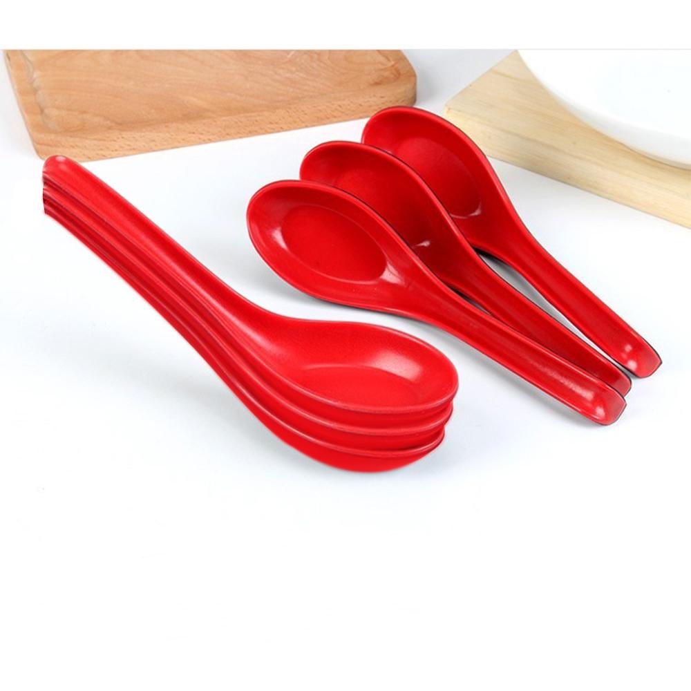 Microwave Safe Unbreakable Colorful Soupdessert Spoons Food Grade Set Of 6 Pcs - Happy Price - Image 6