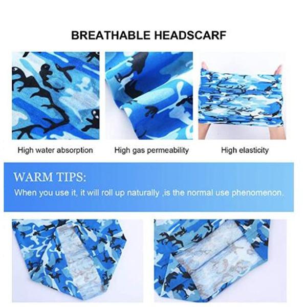 Multifunctional Neck Gaiter Headband for Dust & Sun Protection - Unisex Headwear - Happy Price - Image 4