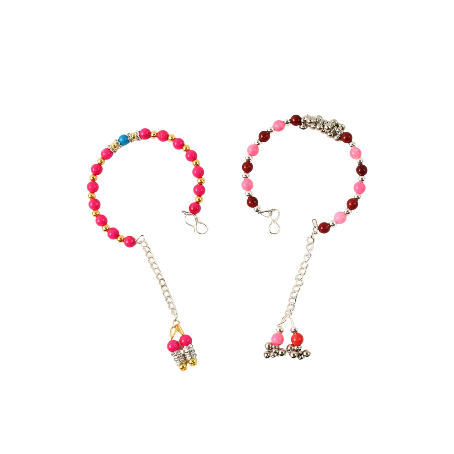 Traditional And Trendy Beaded Bracelet With Adjustable Chain (1 Pc) - Happy Price - Image 5