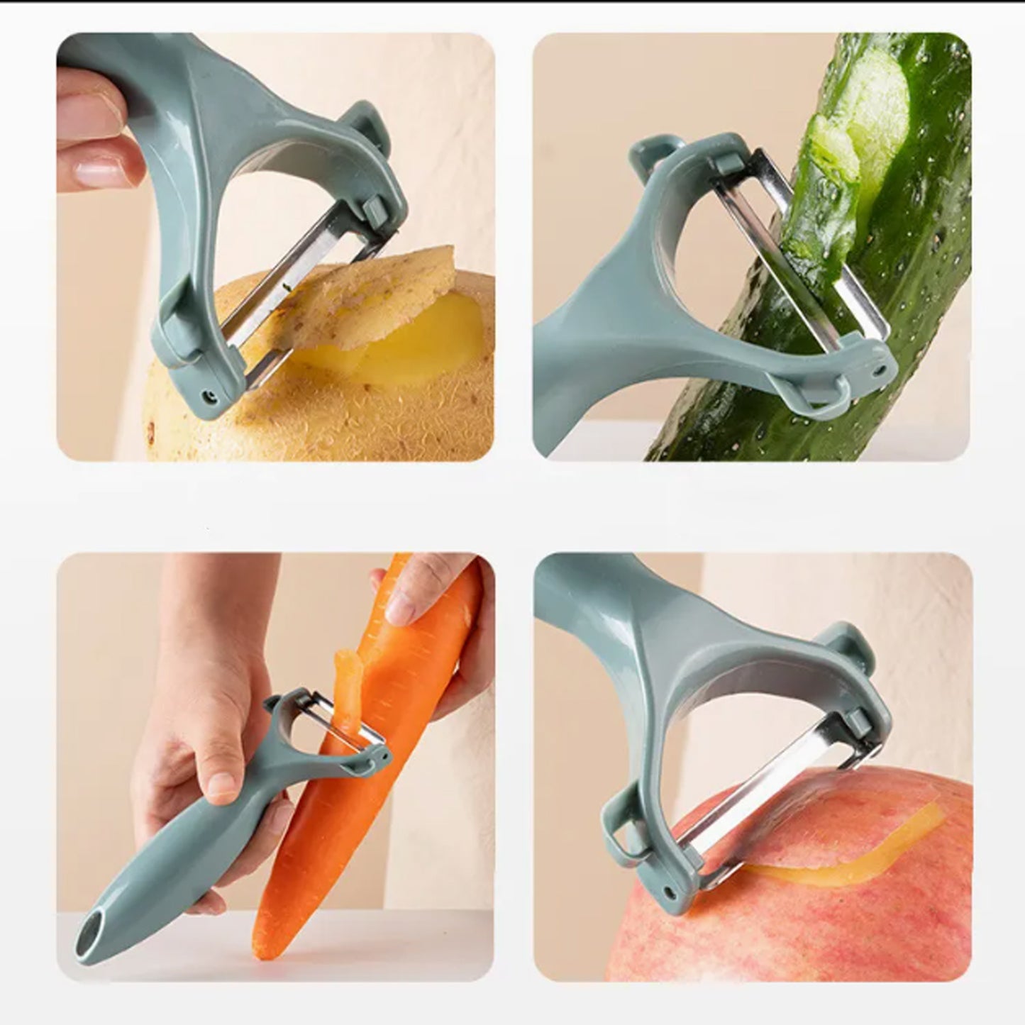 All-in-One Kitchen Vegetable Slicer & Grater Set with 6 Blades - Happy Price - Image 6