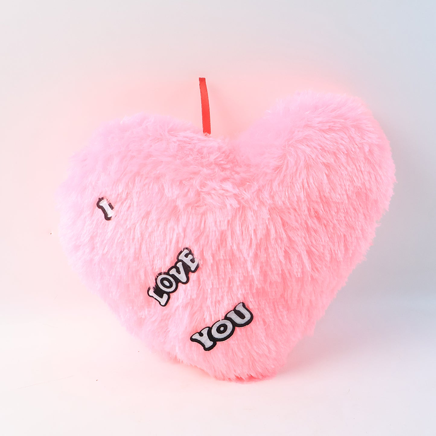 Soft Plush Heart Cushion with 'I Love You' Embroidery - Romantic Gift (1 Pc) - Happy Price - Image 2
