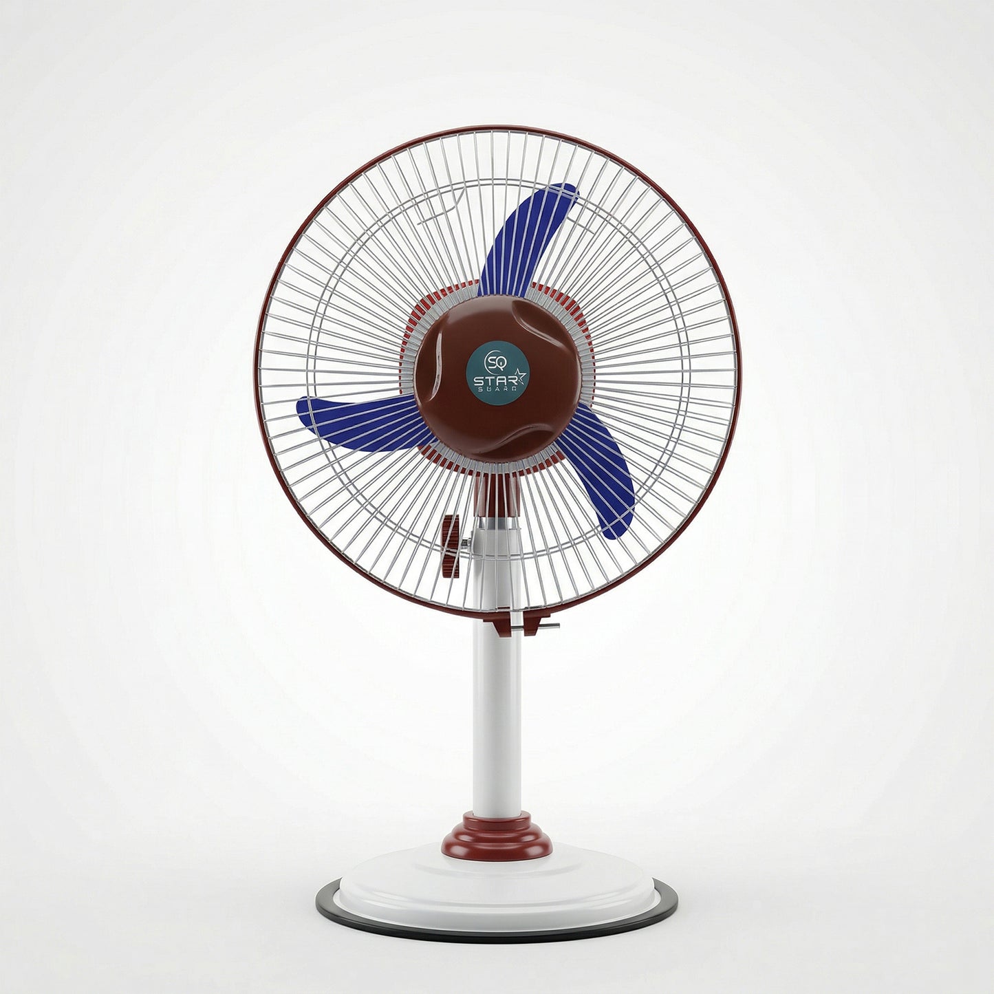 Omega 12v Rechargeable Pedestal Fan With Led Light (1 Pc)
