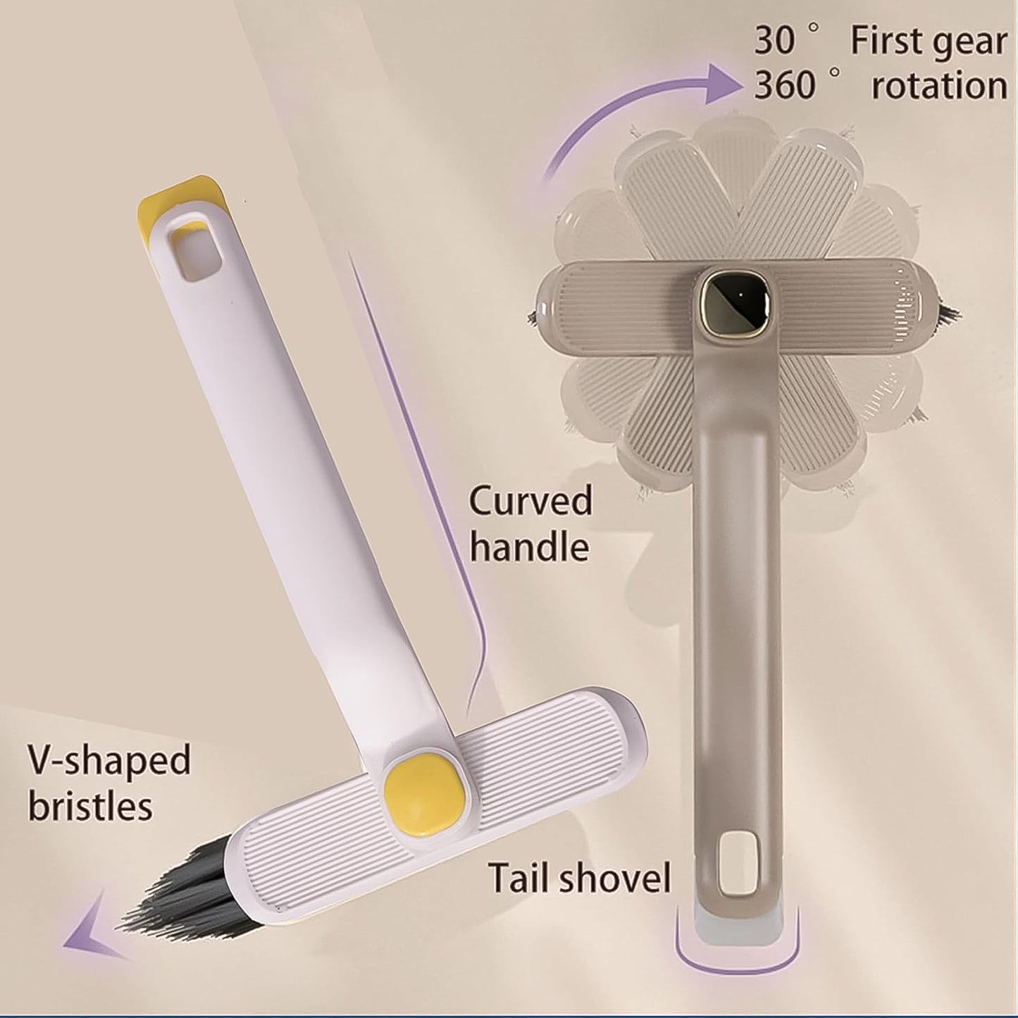 Multi-function 360 Rotating Crevice Floor Cleaning Brush (1 Pc) - Happy Price - Image 4