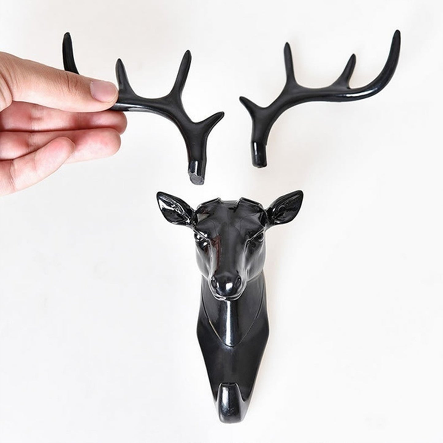 Deer Head Self Adhesive Wall Door Hook Hanger - Happy Price - Image 5