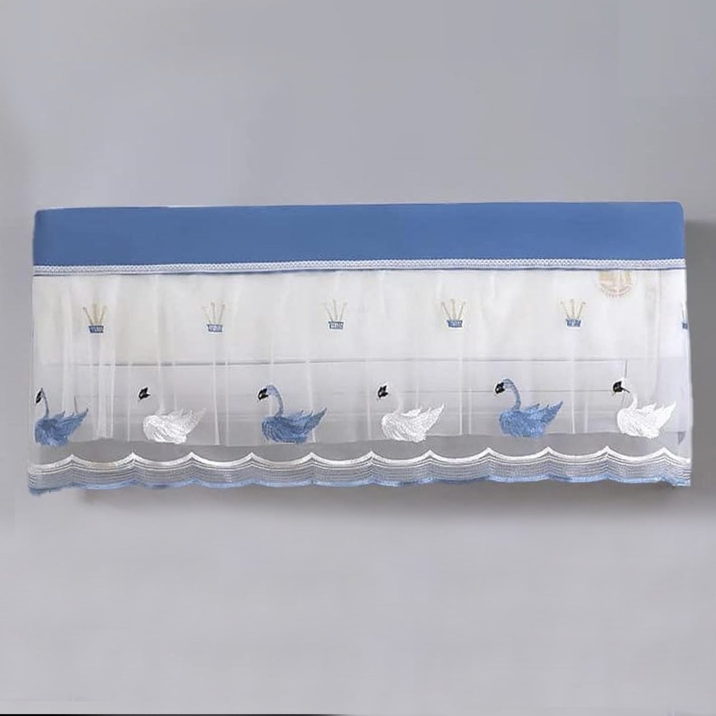 Ac Cover Air Conditioning Dust Cover Folding Designer (Approx 1 Ton  1 Pc  Ac Curtain  Mix Design) - Happy Price - Image 4