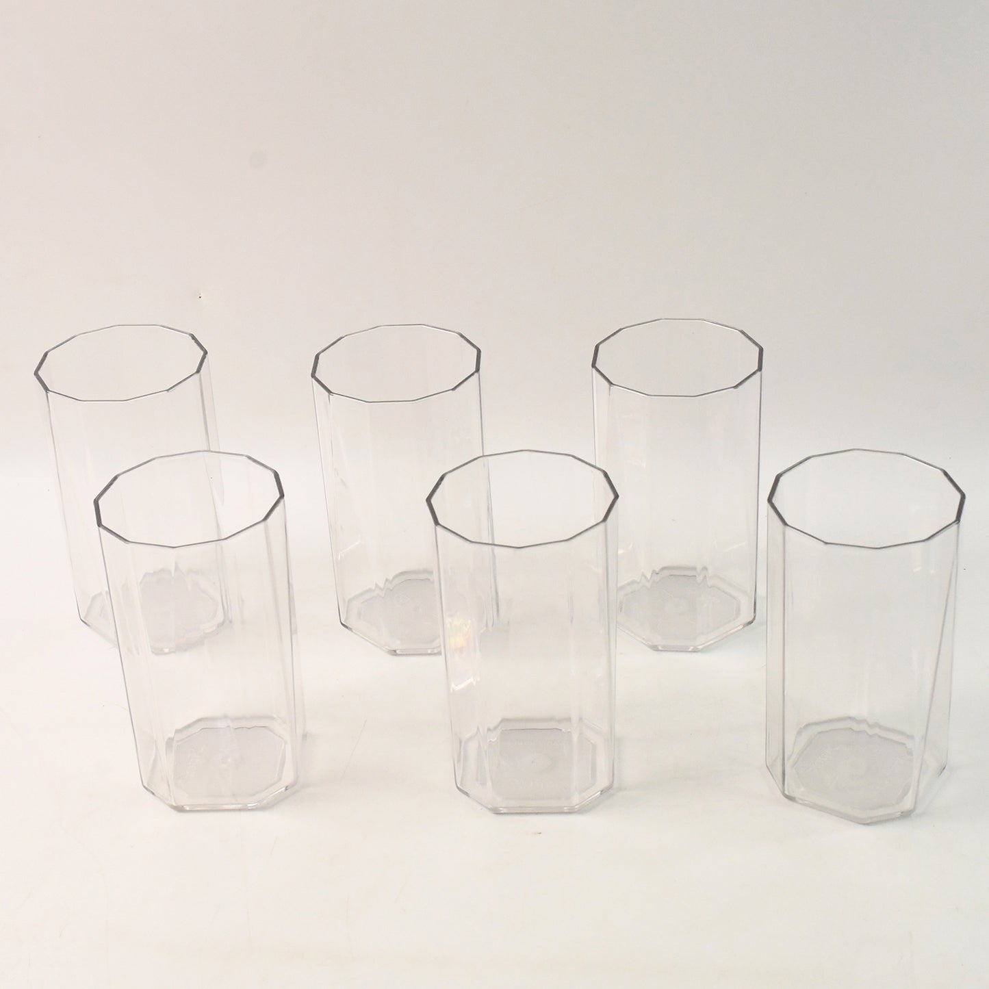 Apex Merino N Glass Unbreakable Plastic Drinking Glass Set (6pc300ml) Approx - Happy Price - Image 2