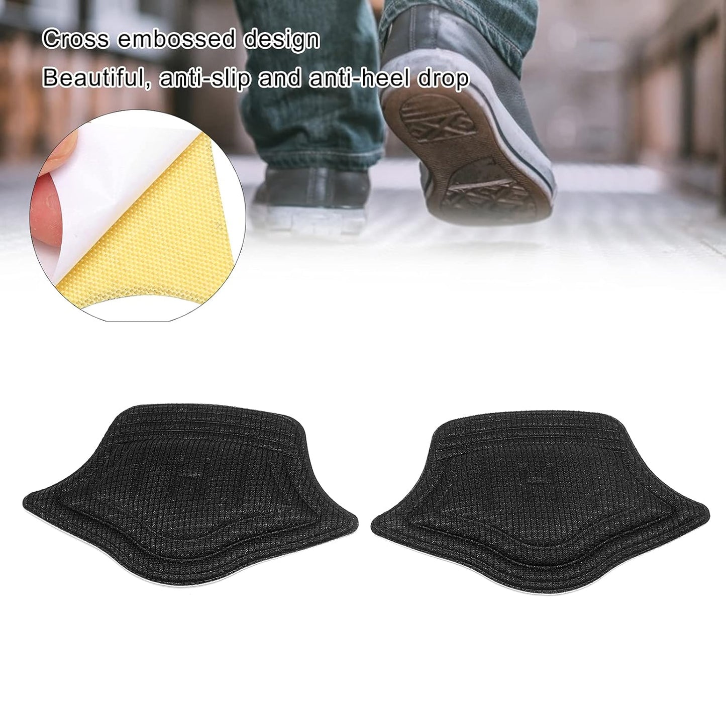 Heel Cushion Pads Widely Applicable Protective Shoe Insoles (1 Pair) - Happy Price - Image 3