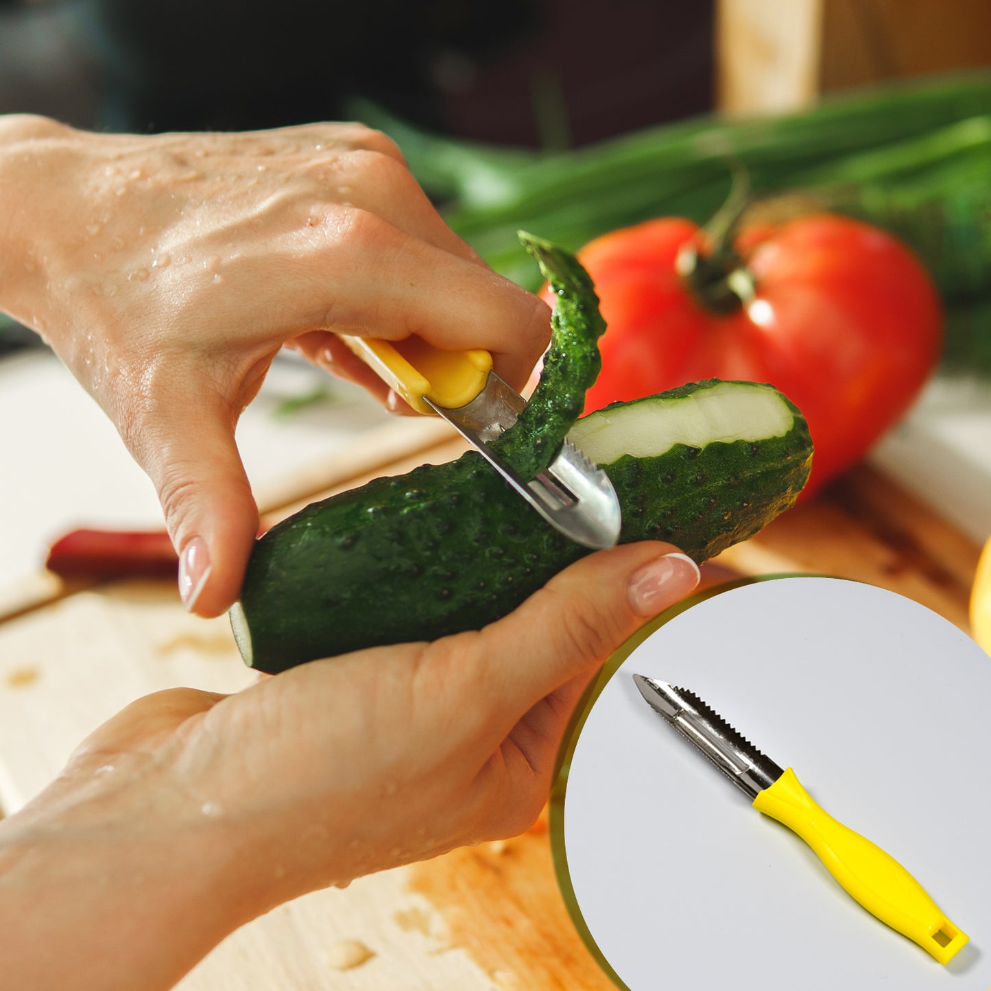 Ganesh Stainless Steel Classic Peeler - Happy Price - Image 3