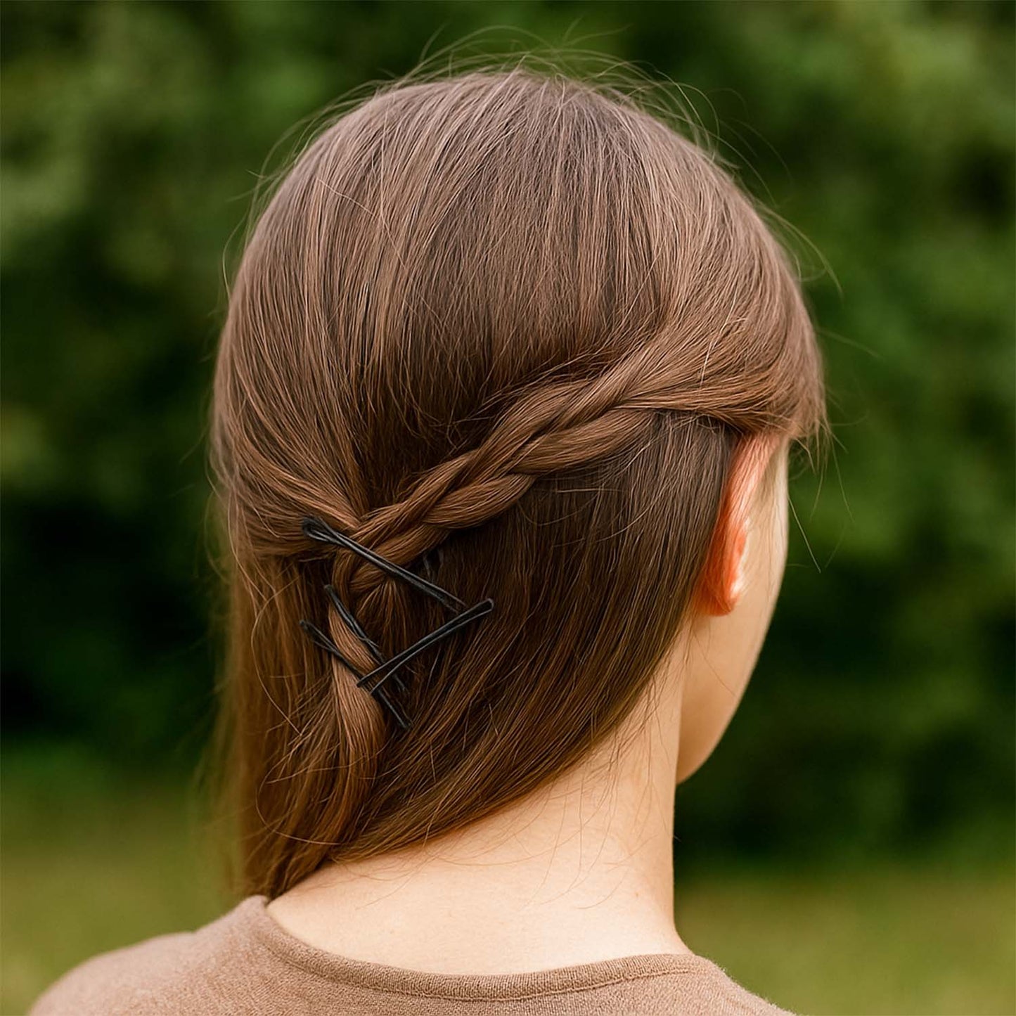 Big Black Bobby Hair Pins - 24 Pcs Set for Secure Styling - Happy Price - Image 5