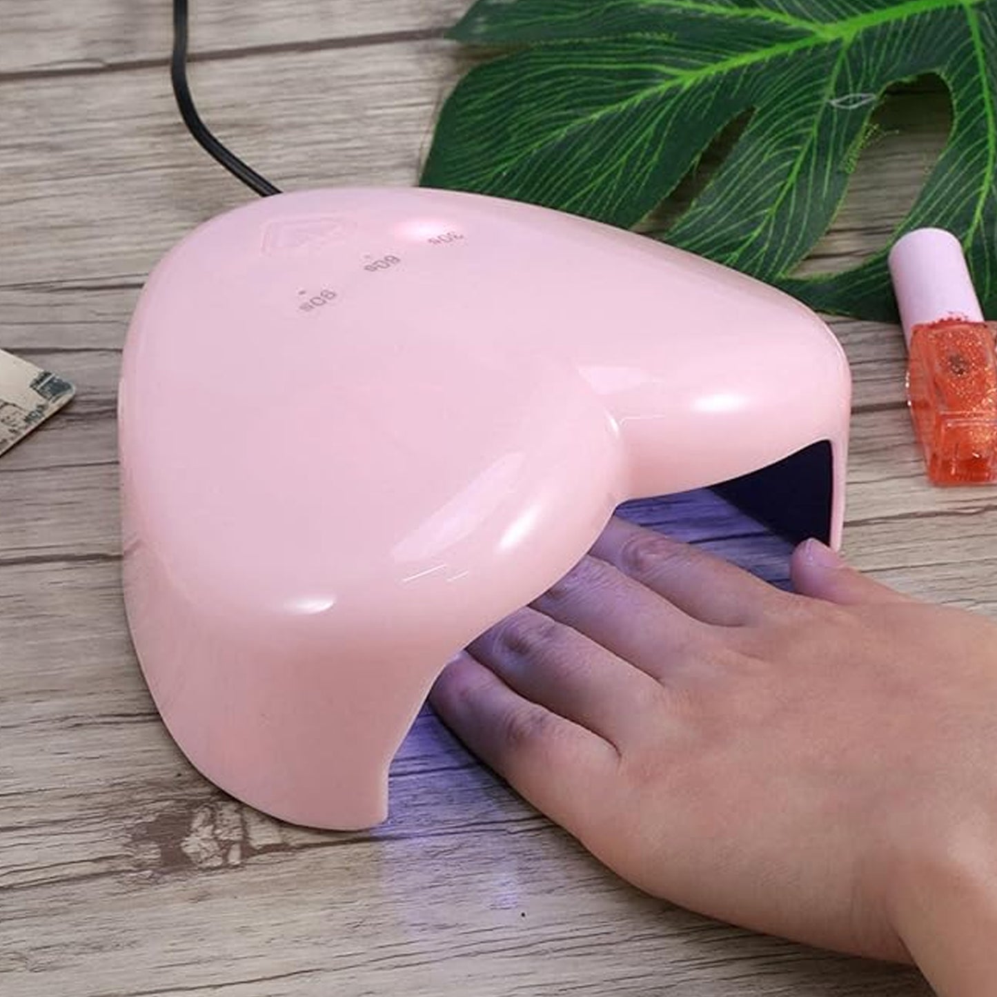 Led Uv Lamp Nail Dryer Gel Nail Lamp Nail Polish Curing Lamp (1 Pc  Mix Design) - Happy Price - Image 5