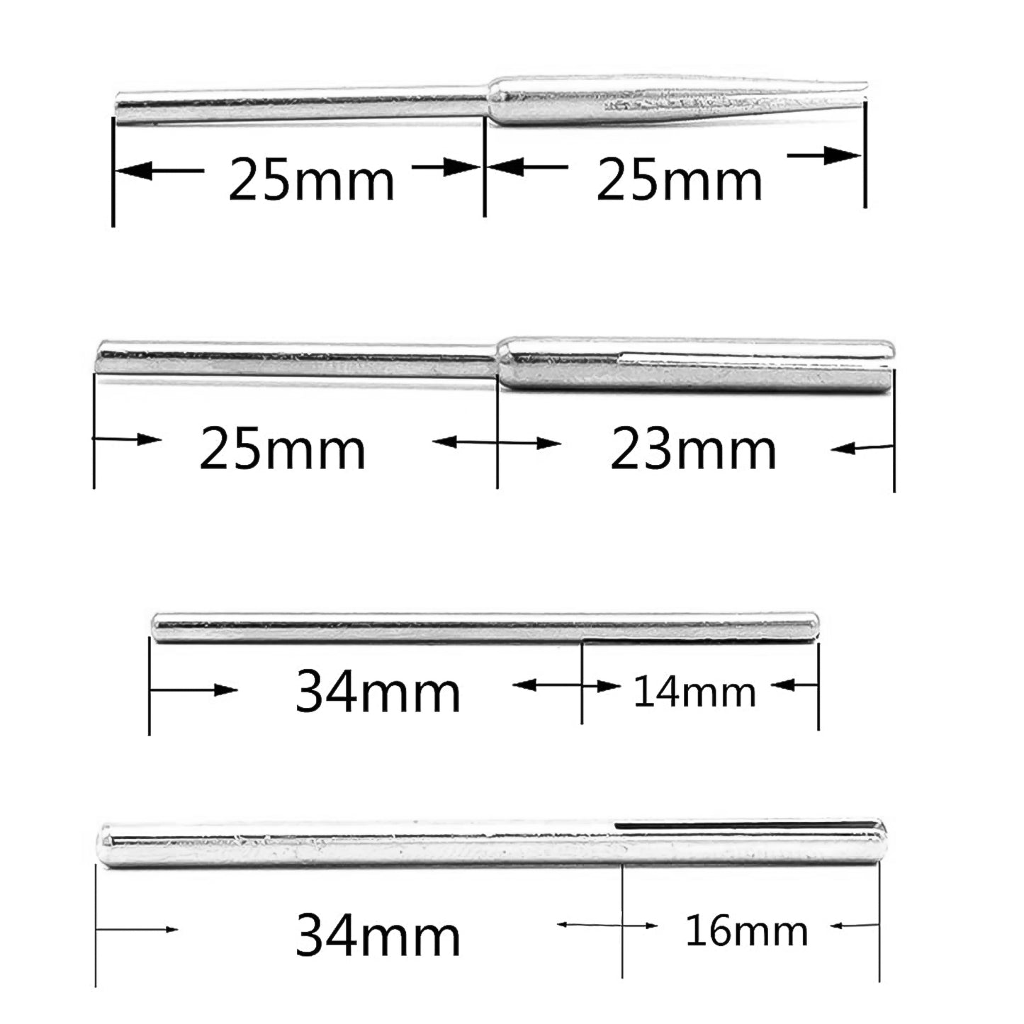 Sandpaper Clamp 3 Mm Split Mandrels Long Abrasive Holder (4 Pcs Set) - Happy Price - Image 3