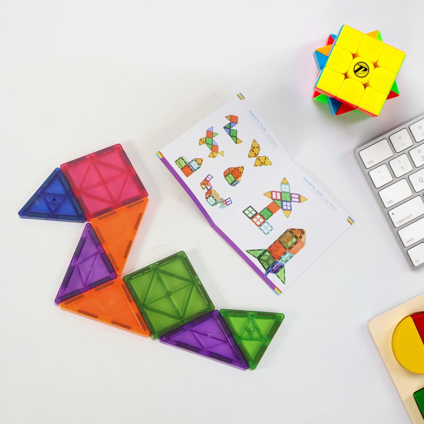 26 Piece Magnetic Building Blocks Set for Kids - STEM Learning Toy - Happy Price - Image 5