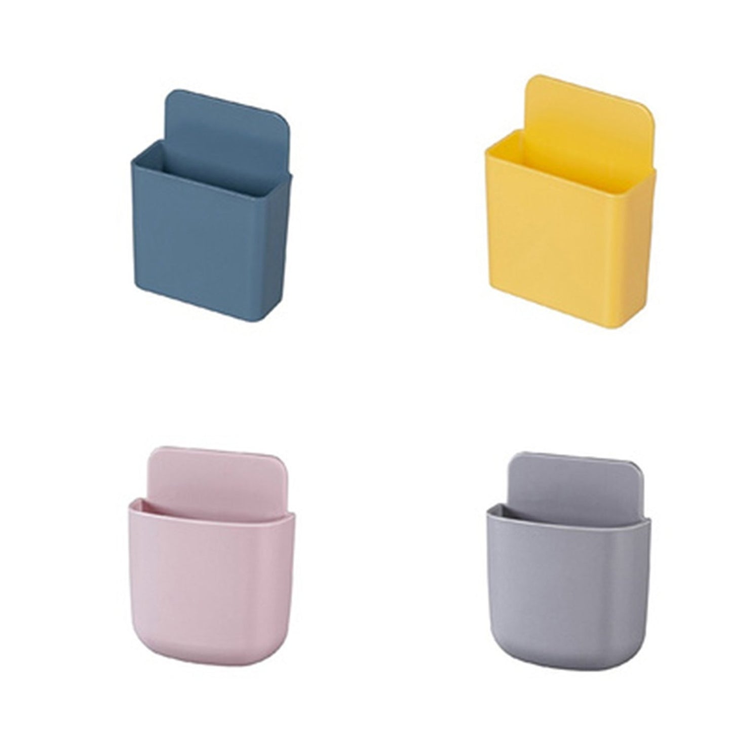 Wall Mounted Storage Case With Mobile Phone Charging Port Plug Holder - Pack Of 4 Pcs - Happy Price - Image 6