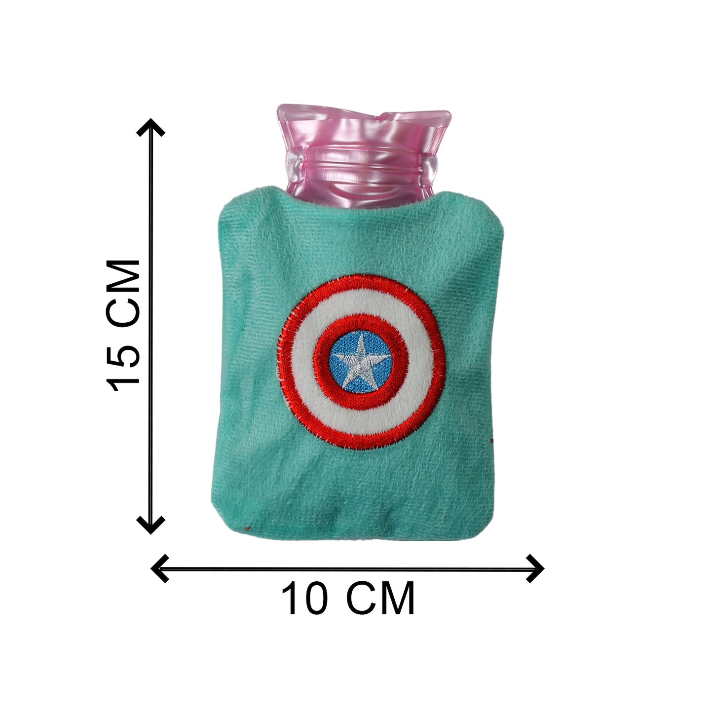 Captain Americas Shield Small Hot Water Bag With Cover For Pain Relief Neck Shoulder Pain And Hand Feet Warmer Menstrual Cramps. - Happy Price - Image 4