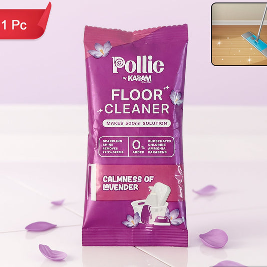 Pollic Kadam Concentrated Floor Cleaner Sachet - Lavender, 50 Gm - Happy Price - Image 1