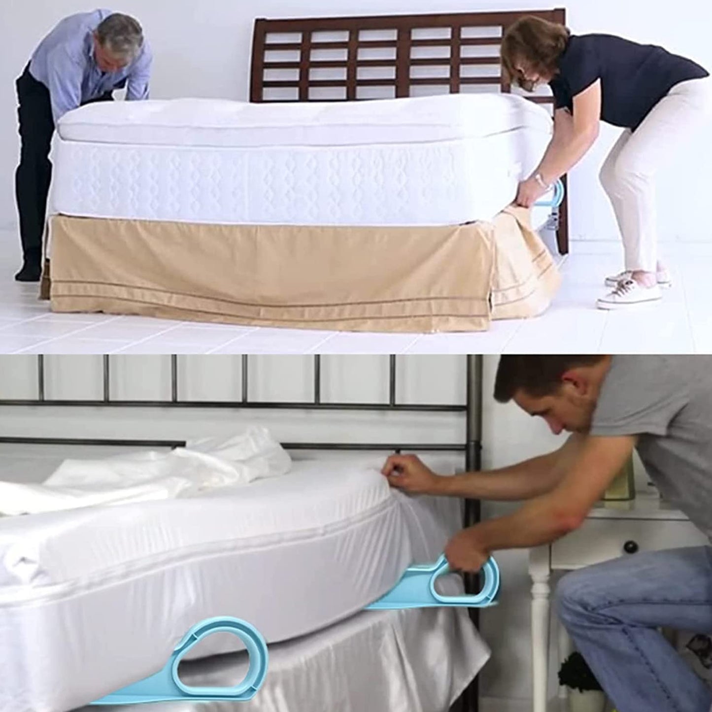 Mattress Lifter Bed Making  Change Bed Sheets Instantly Helping Tool ( 1 Pc ) - Happy Price - Image 2