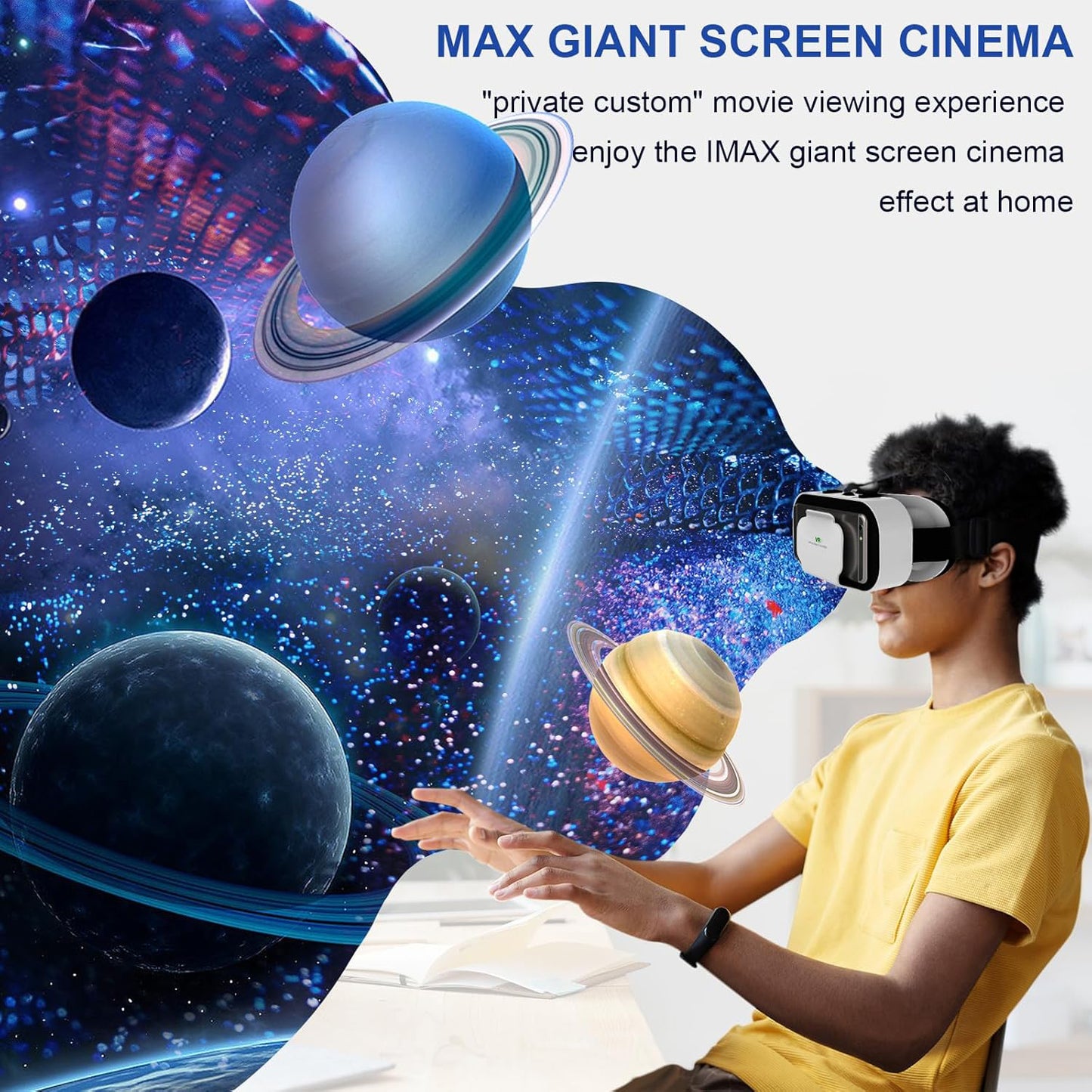 VR Headset for Smartphones - Immersive 3D Virtual Reality Glasses (1 Pc) - Happy Price - Image 5
