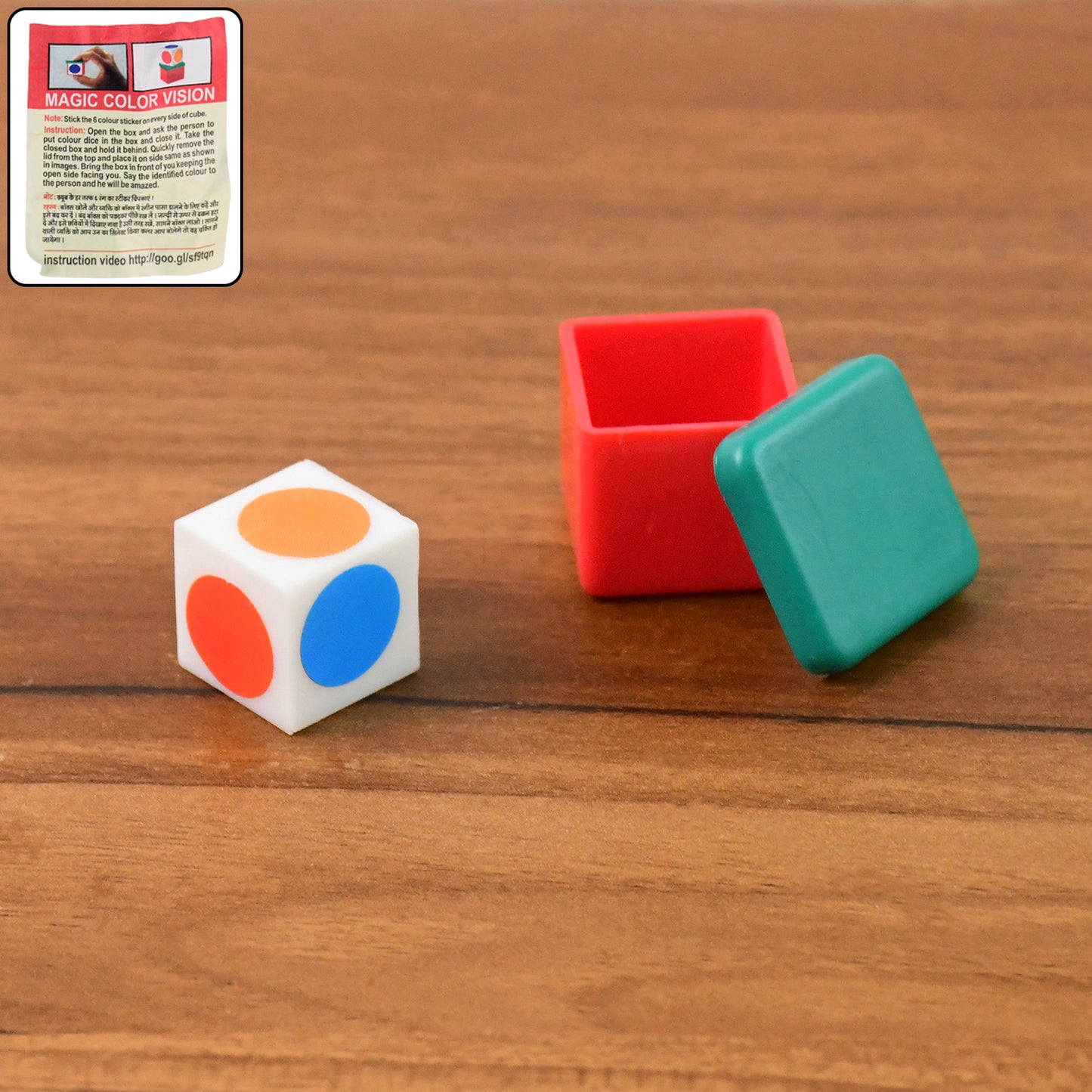 Magic Colour Vision Dice Trick Toy (1 Set) - Happy Price - Image 3