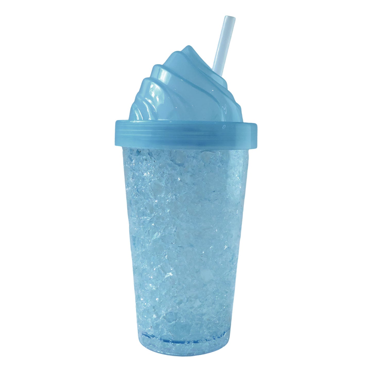 500 ML Ice Cream Swirl Sipper Bottle with Straw - 1 Pc - Happy Price - Image 4