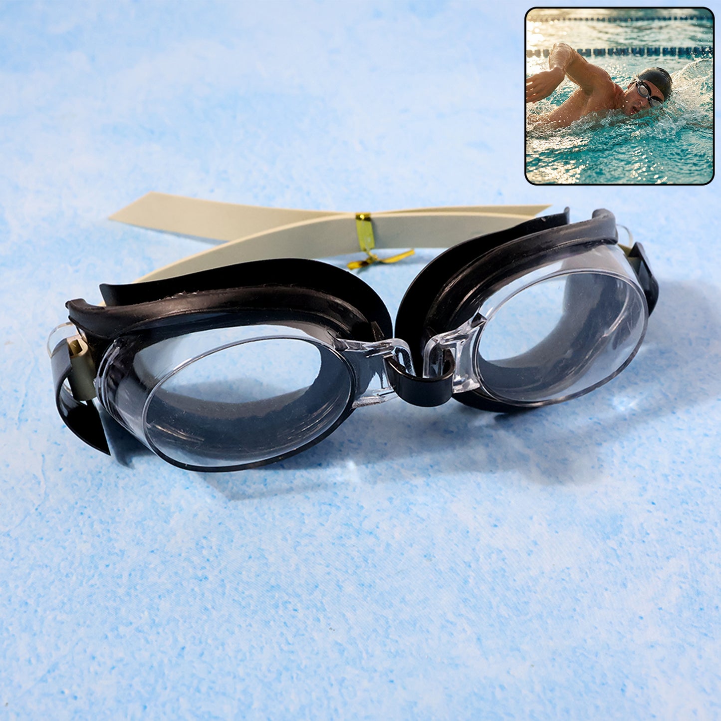 UV Protection Swimming Goggles with Anti-Fog Lenses - 1 Pc - Happy Price - Image 7
